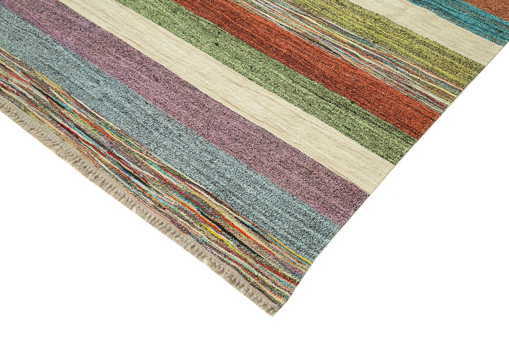 9x12 Multicolor Contemporary Area Rug - 26654