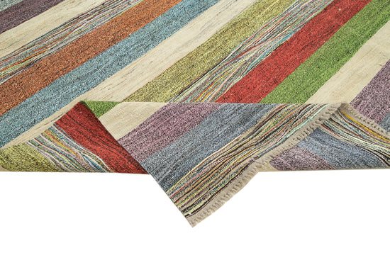 9x12 Multicolor Contemporary Area Rug - 26654
