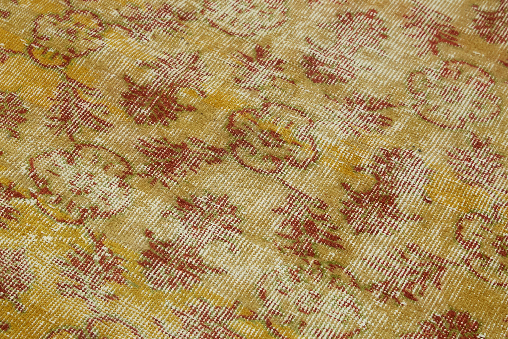 4x6 Yellow Overdyed Rug - 26661