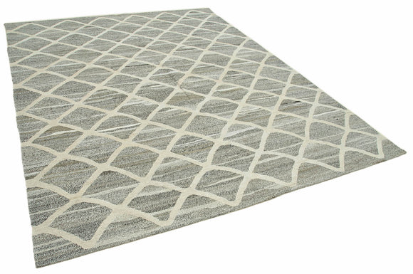 8x10 Grey Contemporary Area Rug - 26678