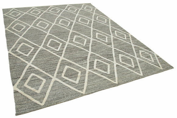 8x10 Grey Contemporary Area Rug - 26683