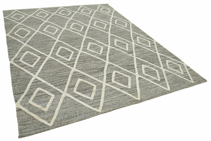 8x10 Grey Contemporary Area Rug - 26683