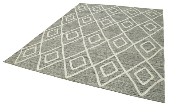 8x10 Grey Contemporary Area Rug - 26683