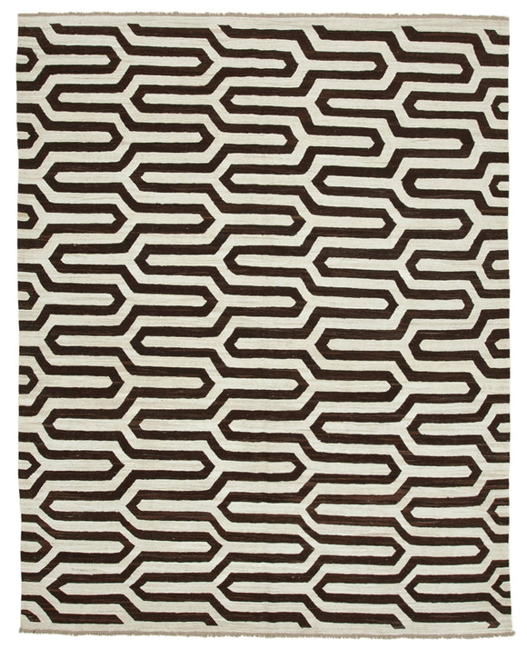 8x10 Brown Contemporary Area Rug - 26685