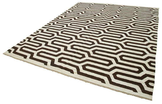 8x10 Brown Contemporary Area Rug - 26685