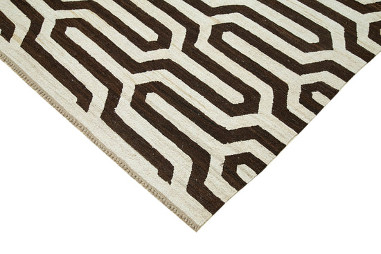 8x10 Brown Contemporary Area Rug - 26685