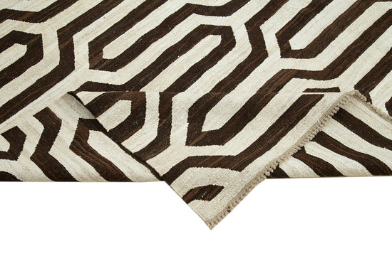 8x10 Brown Contemporary Area Rug - 26685