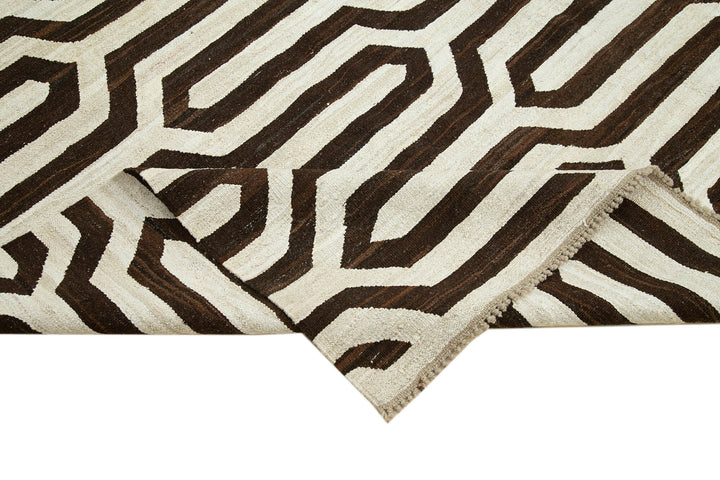 8x10 Brown Contemporary Area Rug - 26685