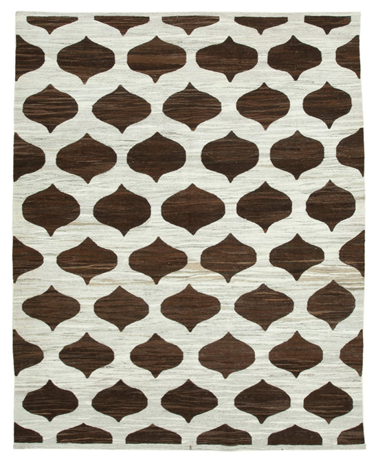 8x10 Brown Contemporary Area Rug - 26686
