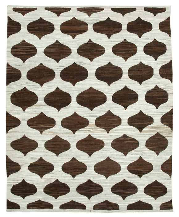 8x10 Brown Contemporary Area Rug - 26686