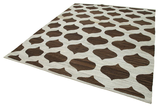 8x10 Brown Contemporary Area Rug - 26686