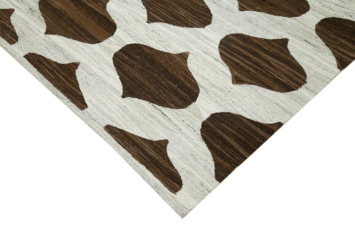 8x10 Brown Contemporary Area Rug - 26686