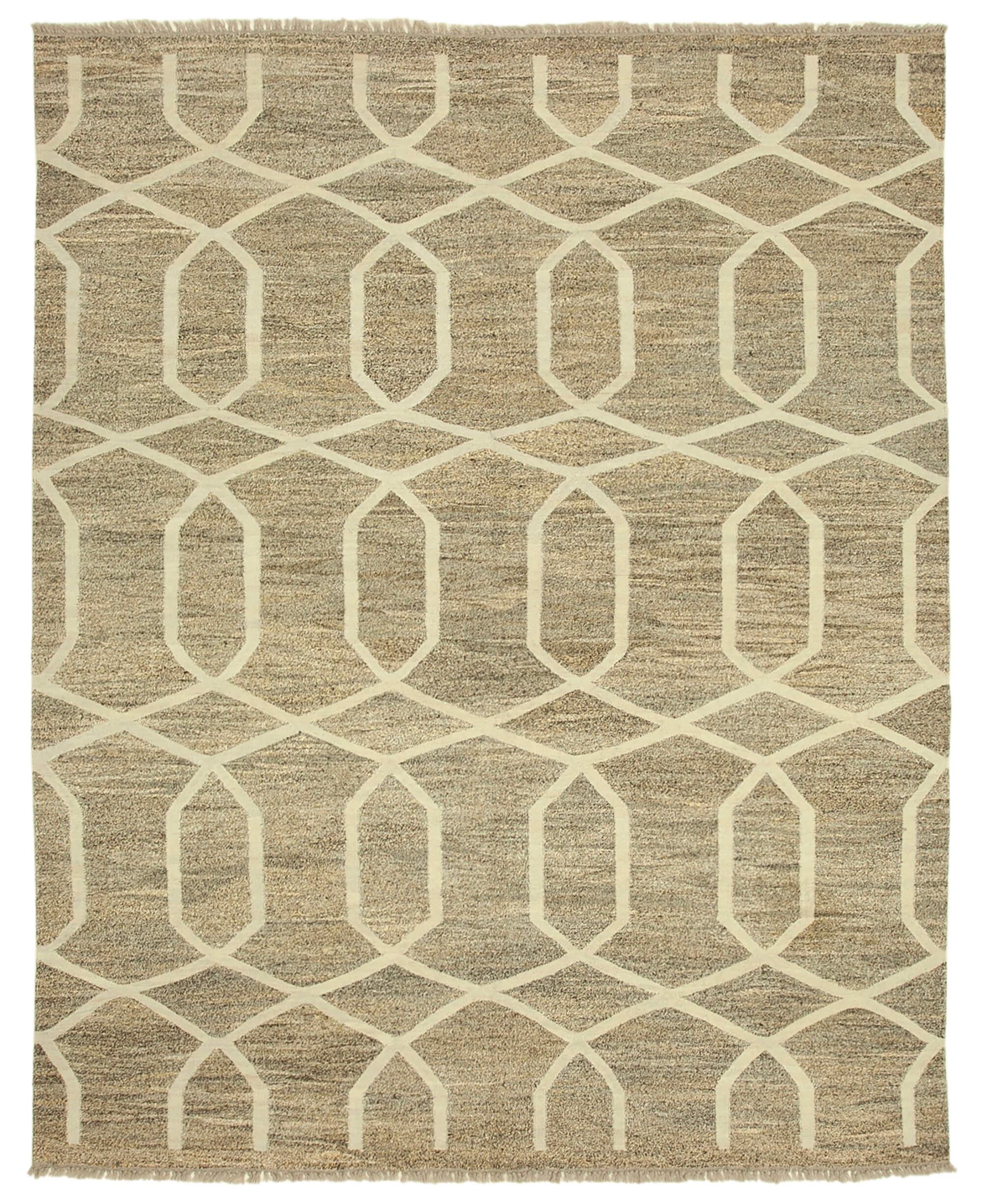 8x10 Beige Contemporary Area Rug - 26688