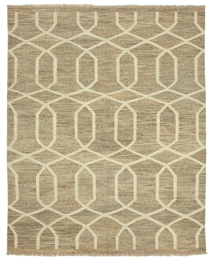 8x10 Beige Contemporary Area Rug - 26688