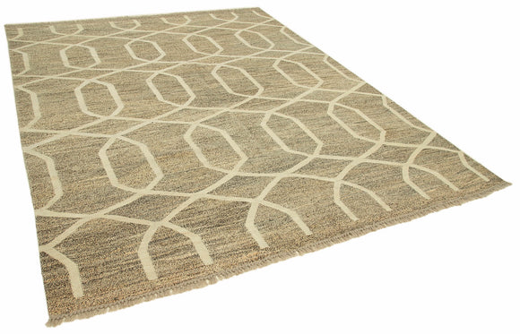 8x10 Beige Contemporary Area Rug - 26688