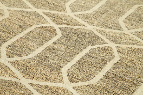 8x10 Beige Contemporary Area Rug - 26688