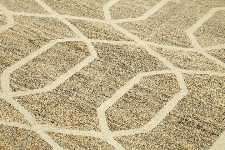 8x10 Beige Contemporary Area Rug - 26688