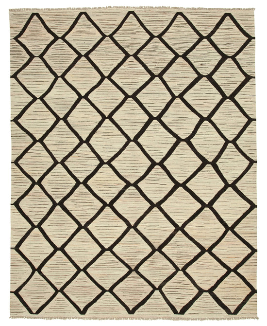 8x10 Beige Contemporary Area Rug - 26692