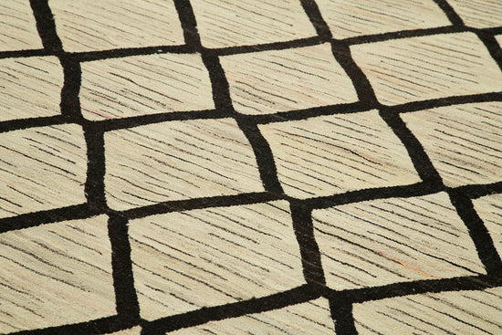 8x10 Beige Contemporary Area Rug - 26692