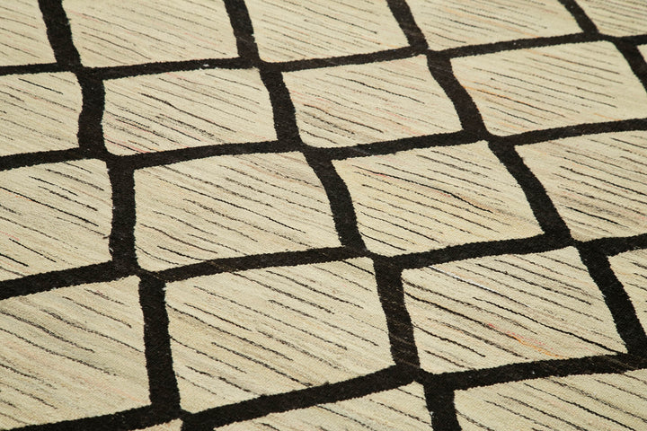 8x10 Beige Contemporary Area Rug - 26692