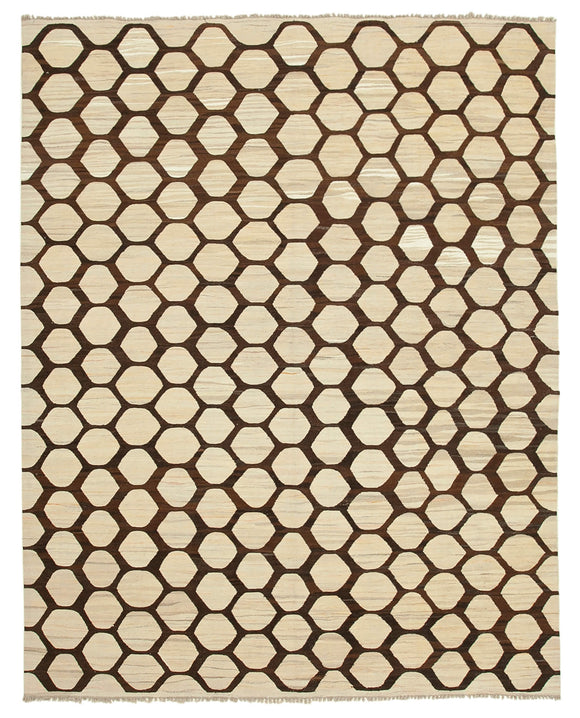 8x10 Beige Contemporary Area Rug - 26863