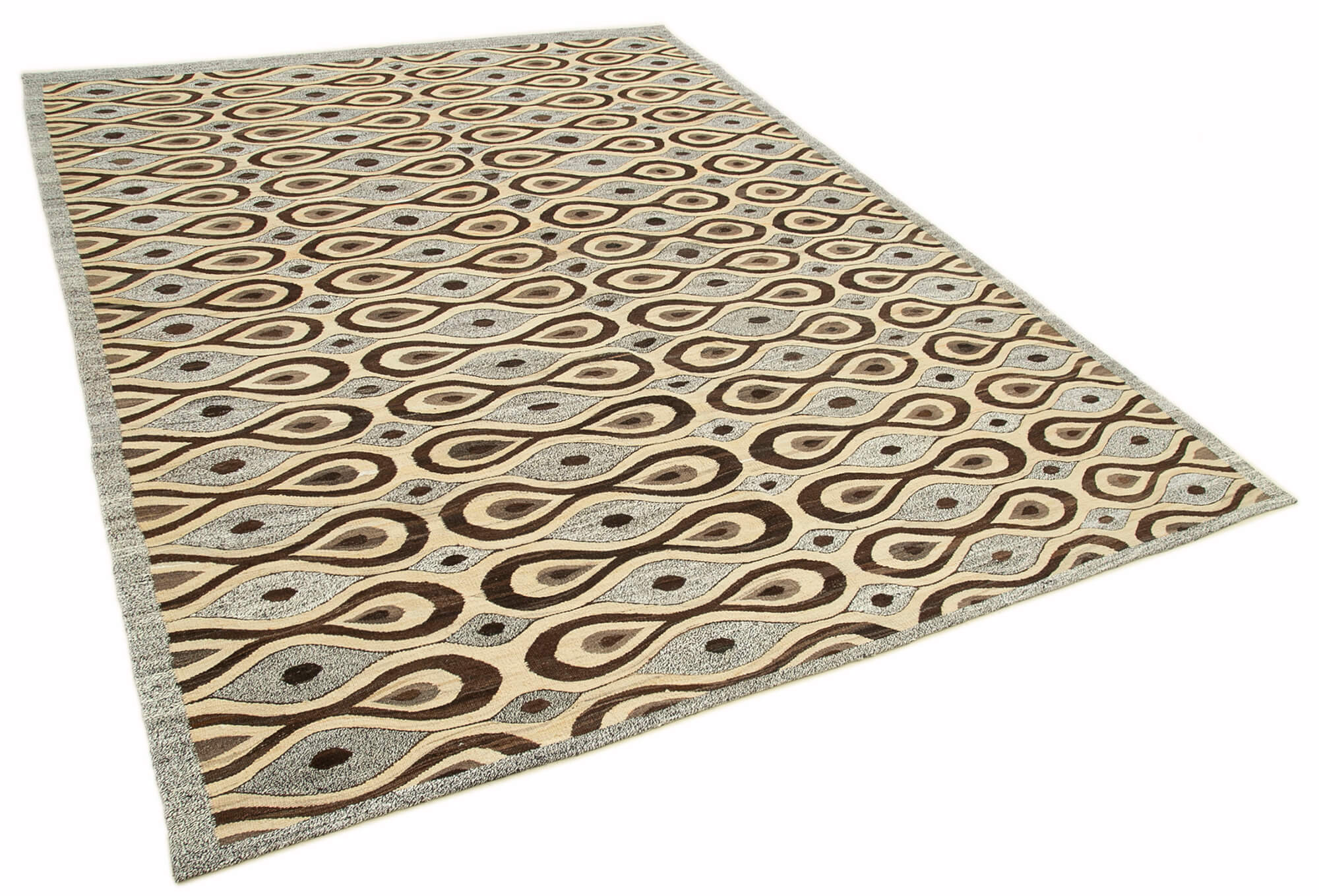 8x11 Grey Contemporary Area Rug - 26865