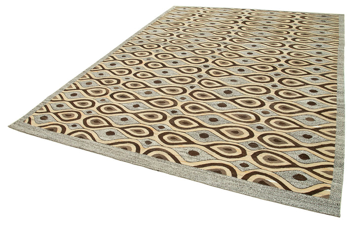 8x11 Grey Contemporary Area Rug - 26865
