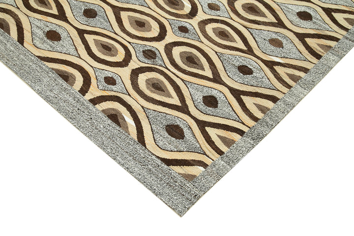8x11 Grey Contemporary Area Rug - 26865