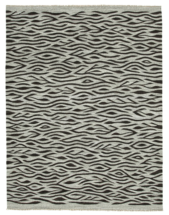 8x11 Grey Contemporary Area Rug - 26867