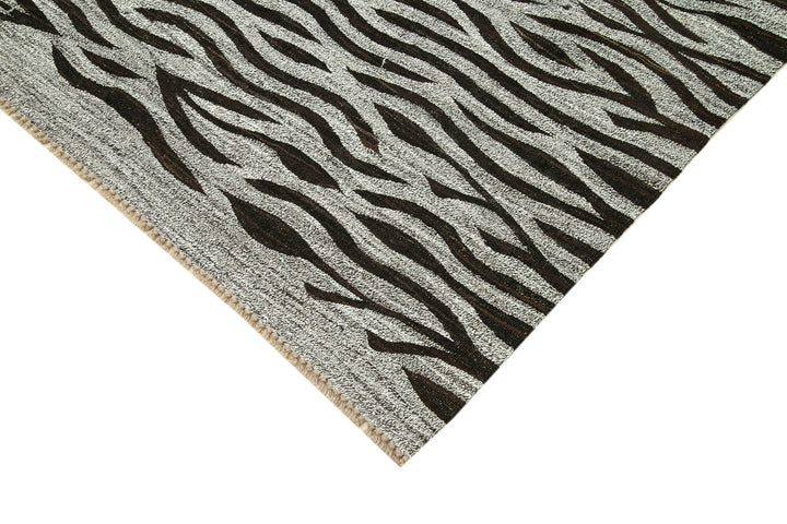 8x11 Grey Contemporary Area Rug - 26867
