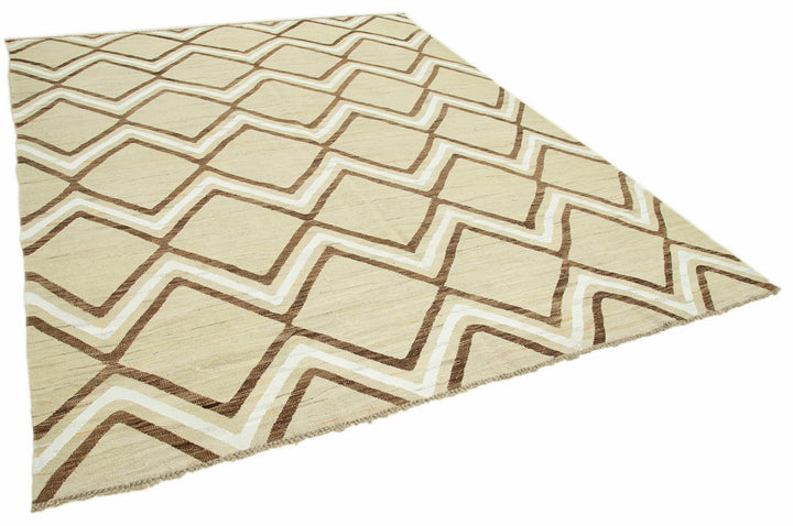 8x10 Beige Contemporary Area Rug - 26869