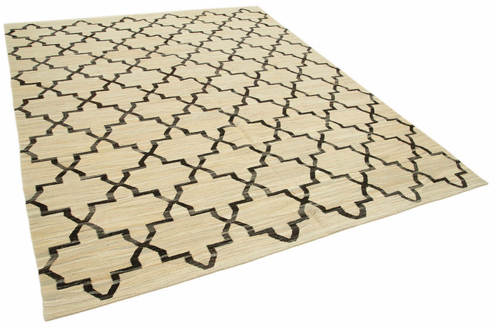 8x10 Beige Contemporary Area Rug - 26870