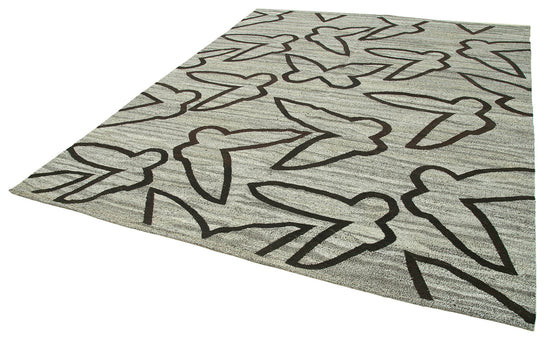 8x10 Grey Contemporary Area Rug - 26871