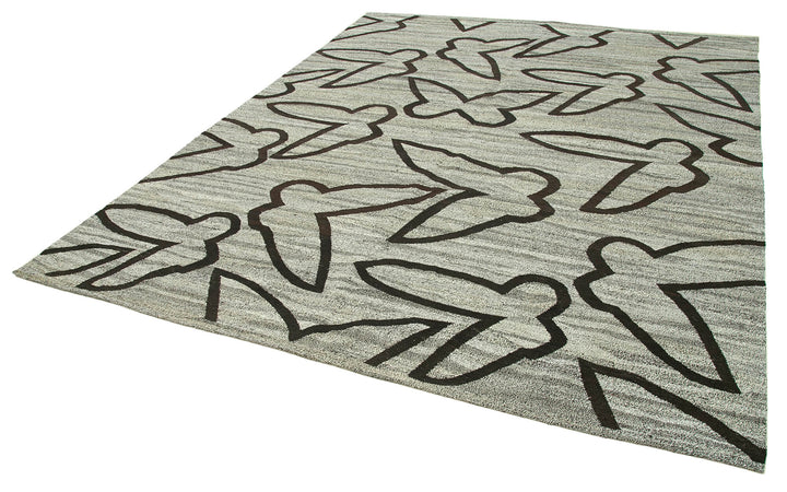8x10 Grey Contemporary Area Rug - 26871