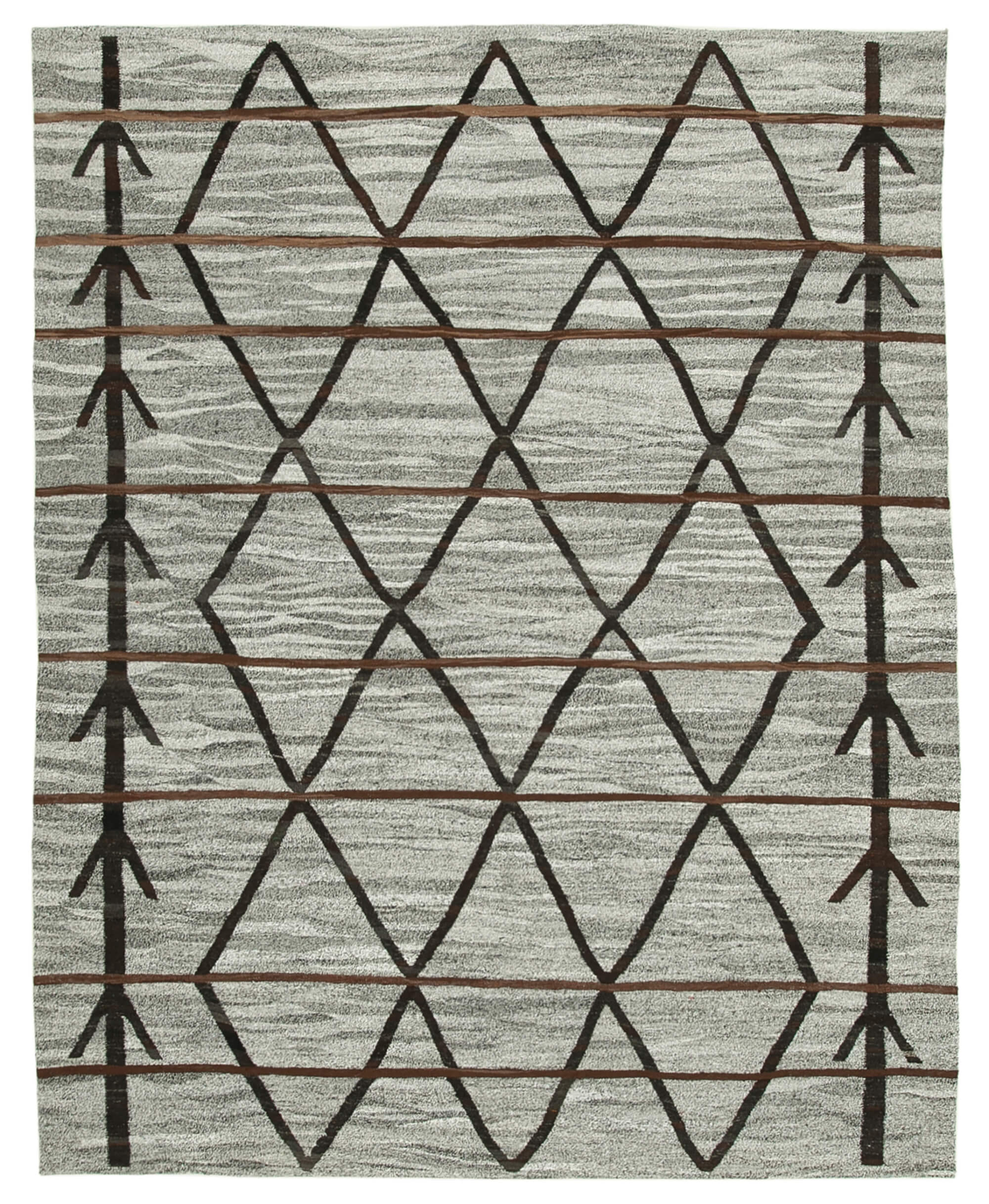 8x10 Grey Contemporary Area Rug - 26872