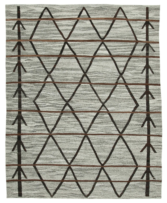 8x10 Grey Contemporary Area Rug - 26872