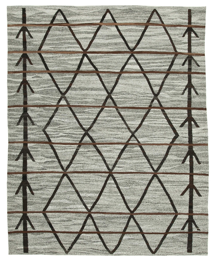 8x10 Grey Contemporary Area Rug - 26872