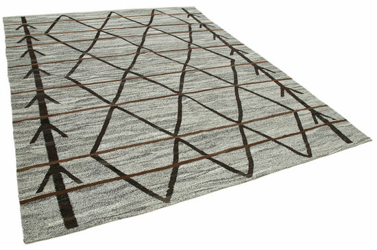 8x10 Grey Contemporary Area Rug - 26872