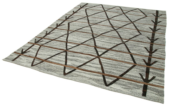 8x10 Grey Contemporary Area Rug - 26872