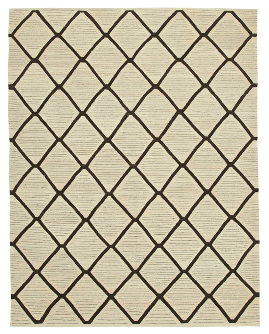 8x10 Beige Contemporary Area Rug - 26874