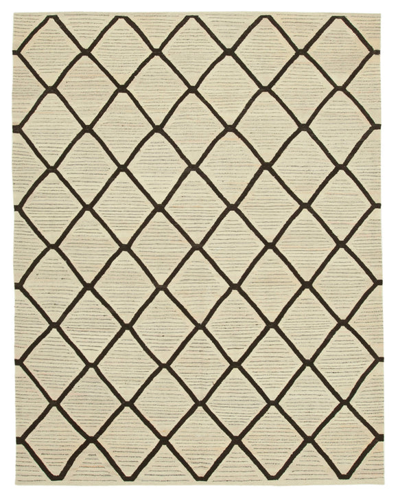 8x10 Beige Contemporary Area Rug - 26874