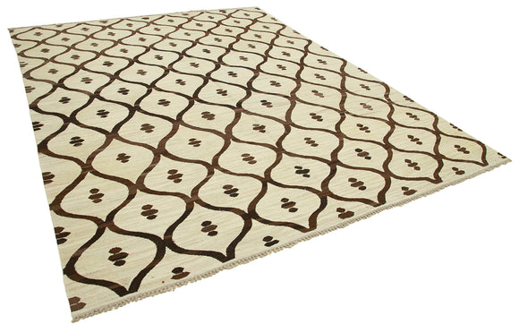 8x10 Beige Contemporary Area Rug - 26886