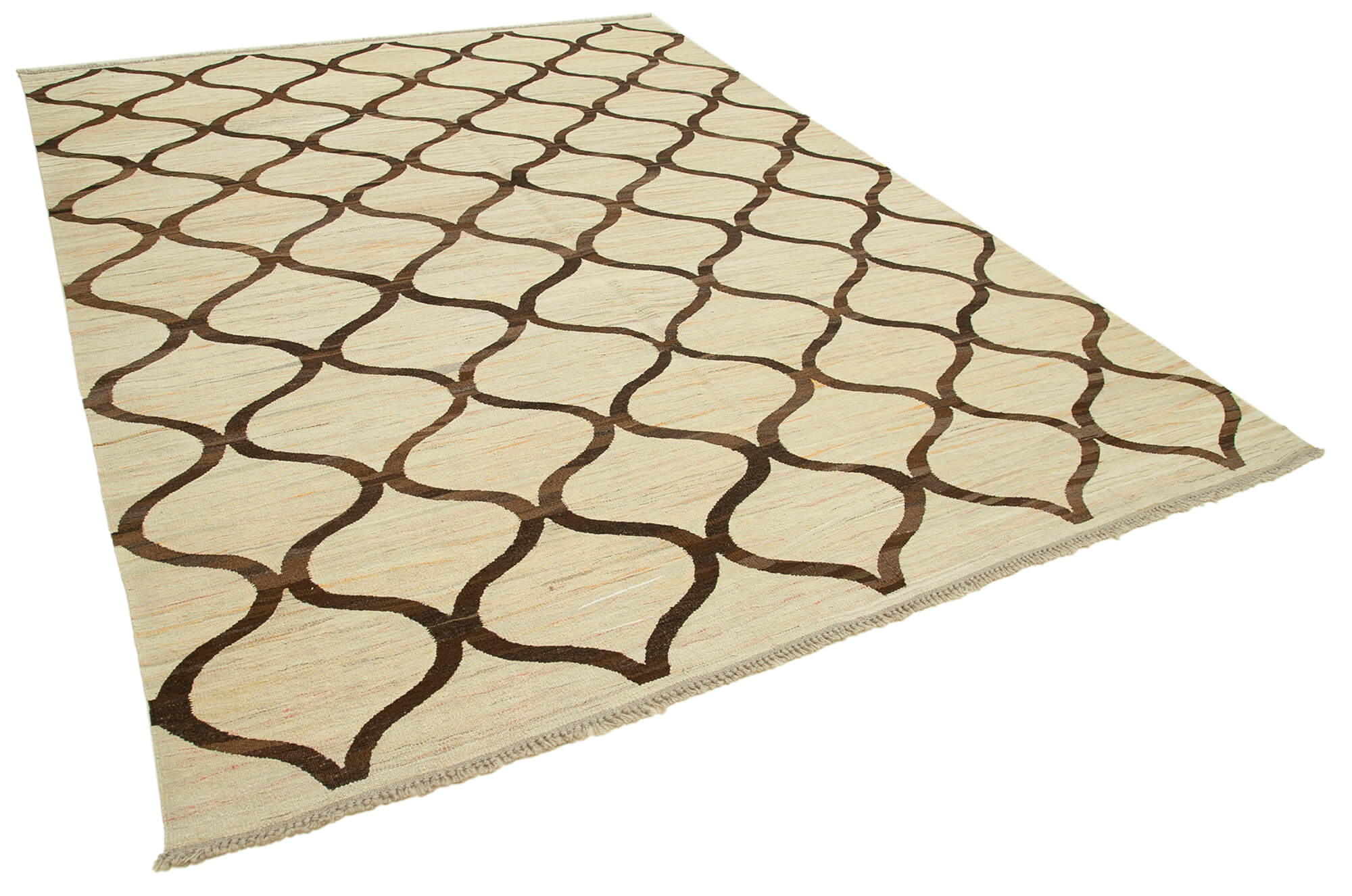 8x10 Beige Contemporary Area Rug - 26887