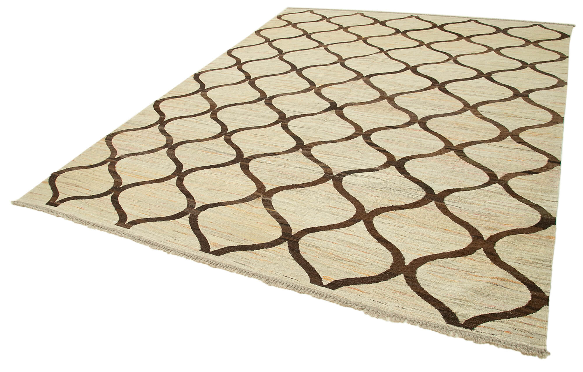 8x10 Beige Contemporary Area Rug - 26887