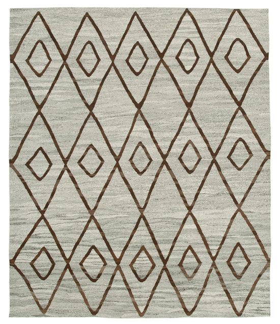 8x9 Grey Contemporary Area Rug - 26895