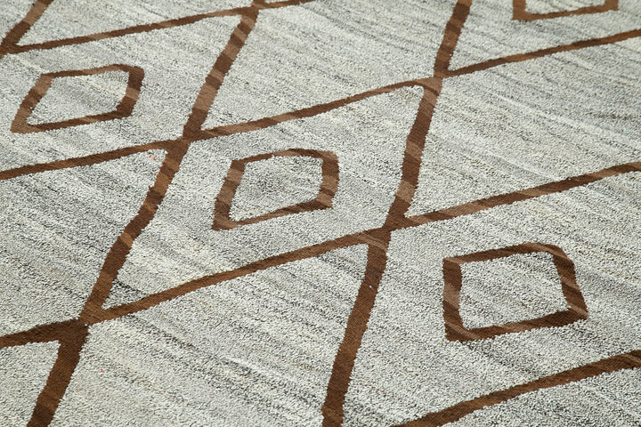 8x9 Grey Contemporary Area Rug - 26895