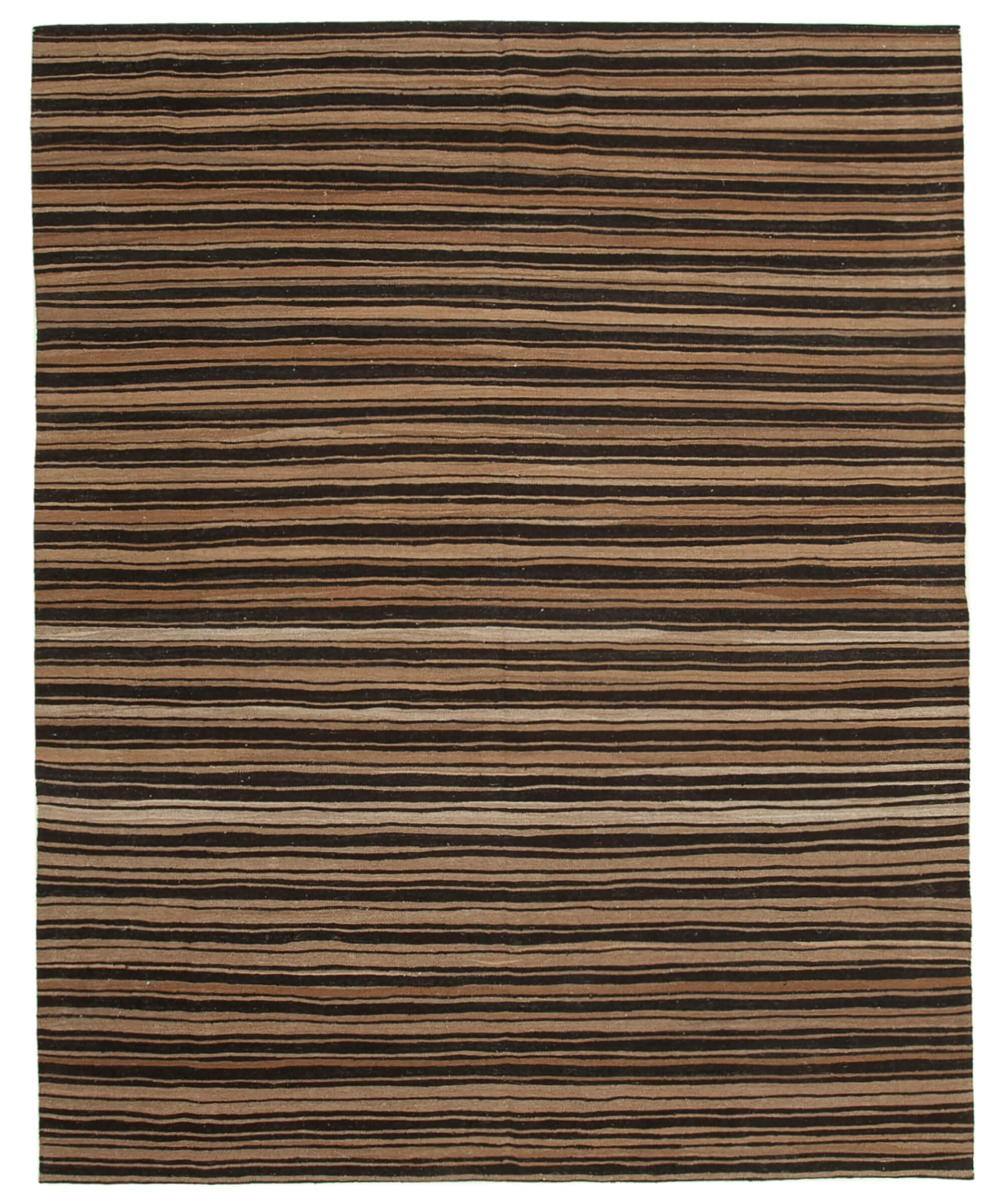 8x11 Brown Contemporary Area Rug - 26899