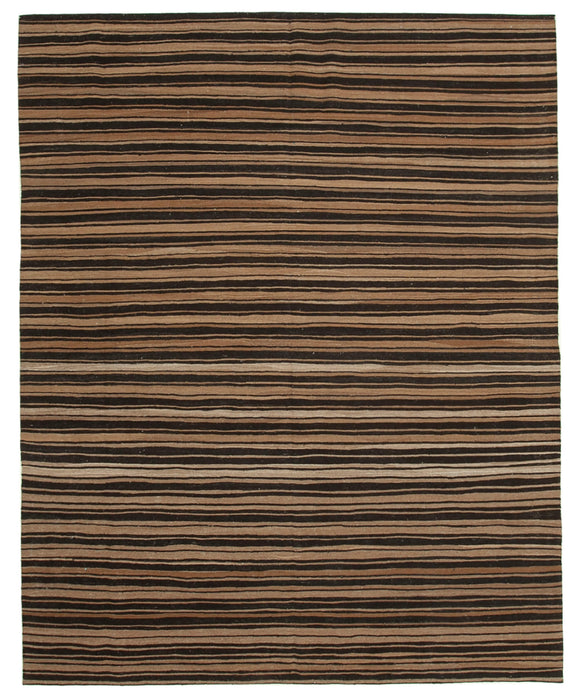 8x11 Brown Contemporary Area Rug - 26899
