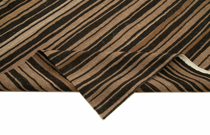 8x11 Brown Contemporary Area Rug - 26899
