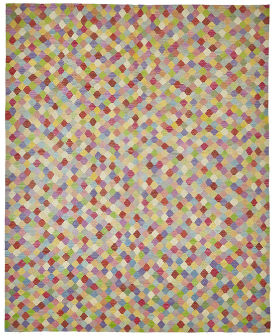 9x11 Handwoven Turkish Kilim Rug  - 26917